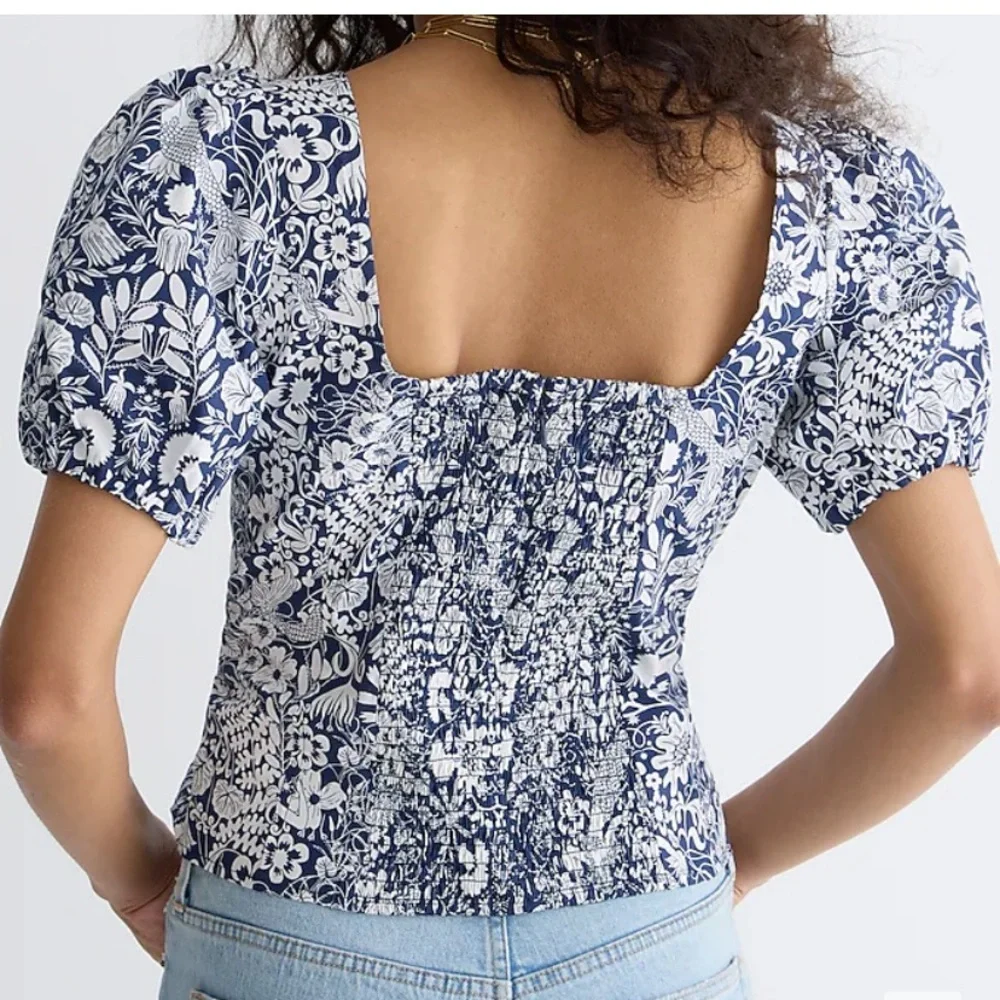 Jcrew woman’s puff sleeve shirt - Picture 3 of 7